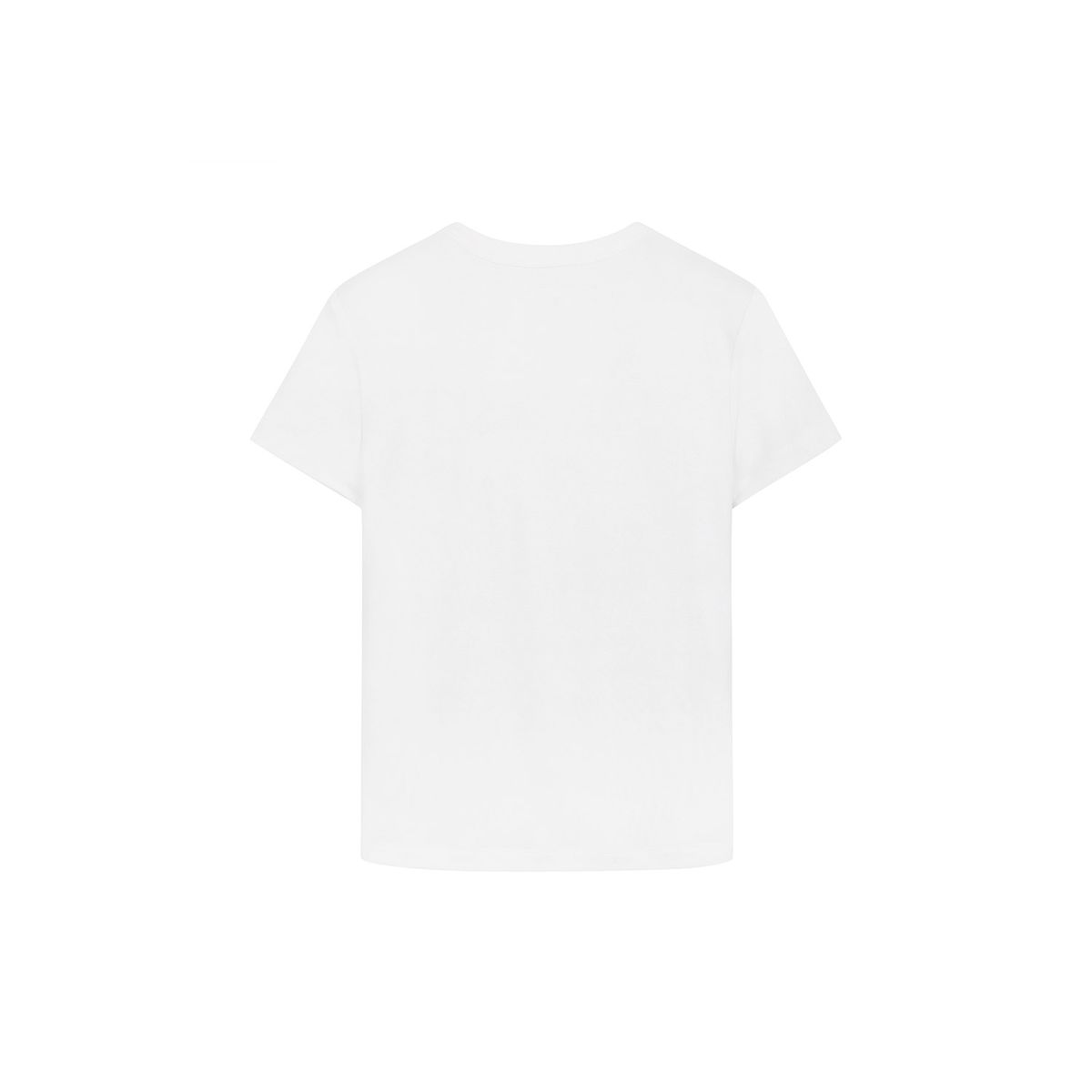 프룻오브더룸(FRUIT OF THE LOOM) Womens 슬림 크롭티셔츠(WHITE)