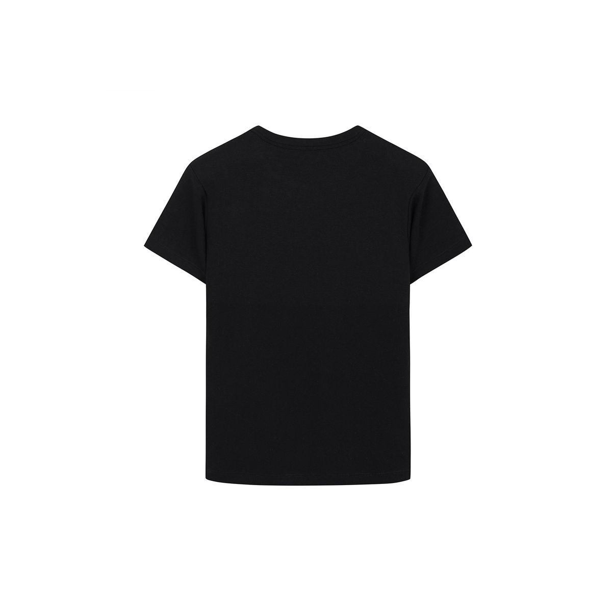 프룻오브더룸(FRUIT OF THE LOOM) Womens 슬림 크롭티셔츠(BLACK)