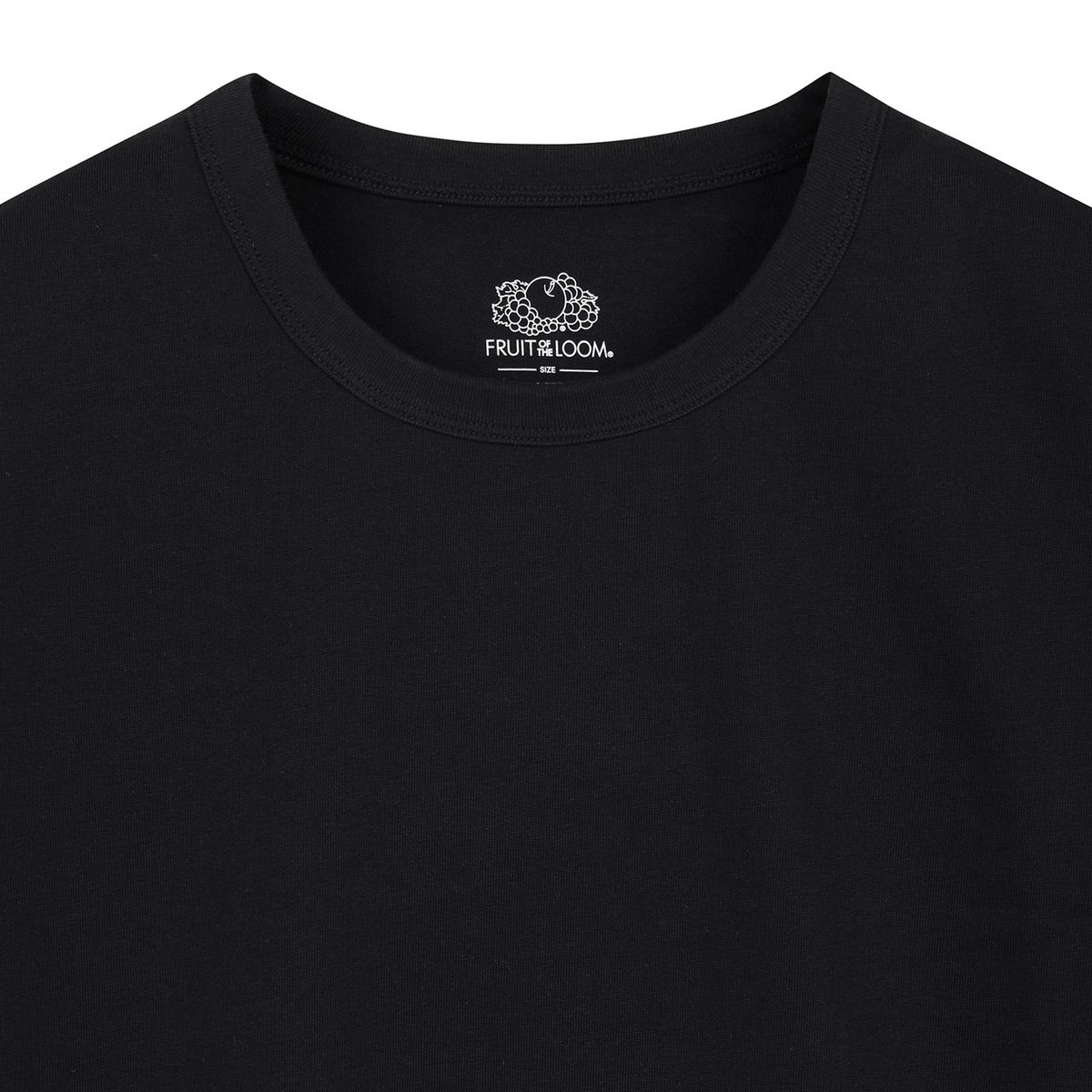 프룻오브더룸(FRUIT OF THE LOOM) [2PACK] 헤비웨이트 티셔츠(BLACK)