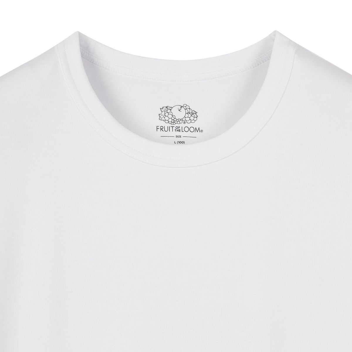 프룻오브더룸(FRUIT OF THE LOOM) [2PACK] 머슬핏 티셔츠(WHITE)