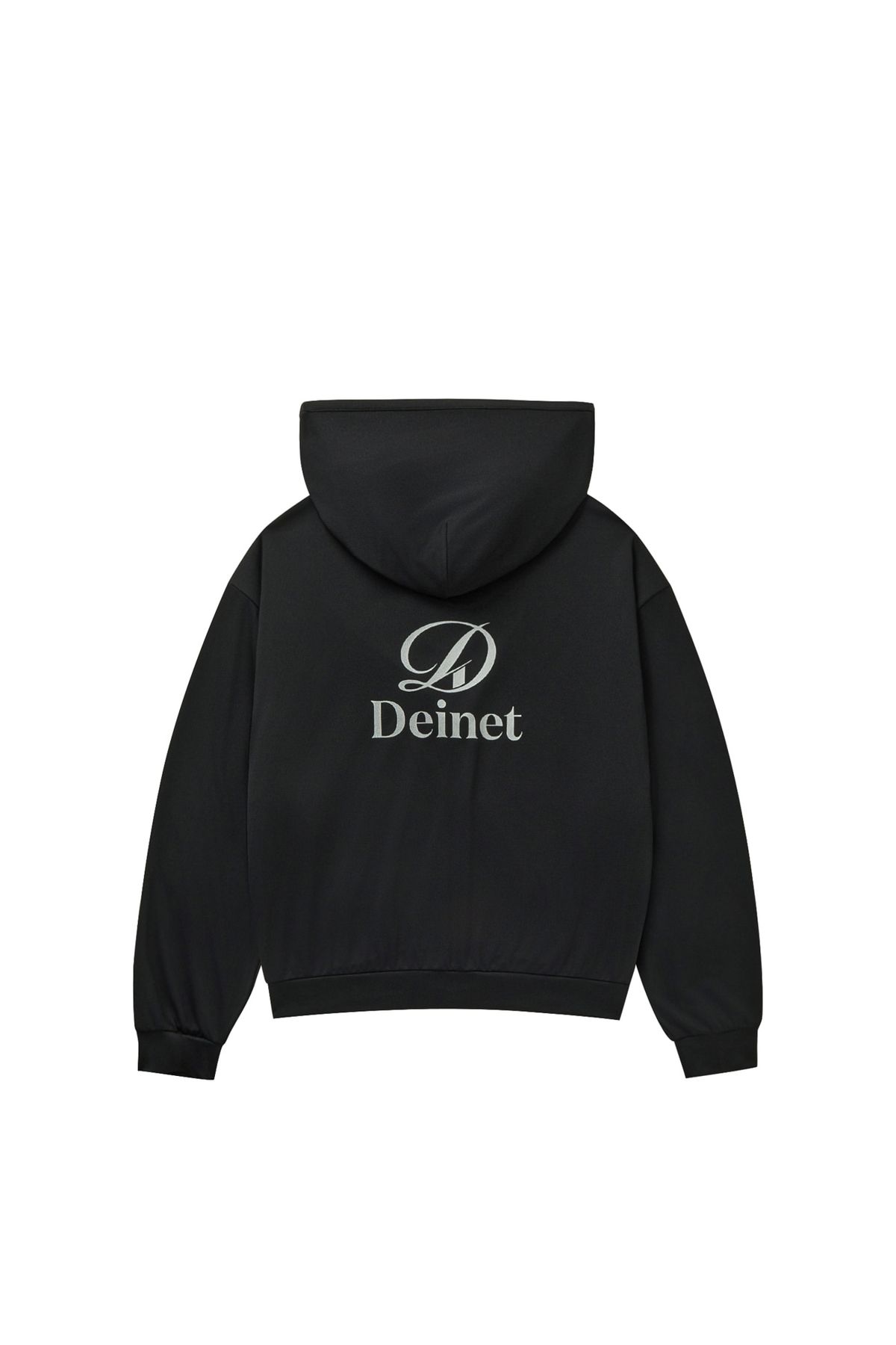 다이닛(DEINET) COOL MESH HOODED ZIP UP IN BLACK
