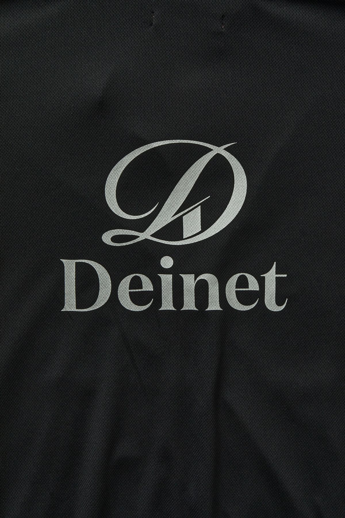 다이닛(DEINET) COOL MESH HOODED ZIP UP IN BLACK