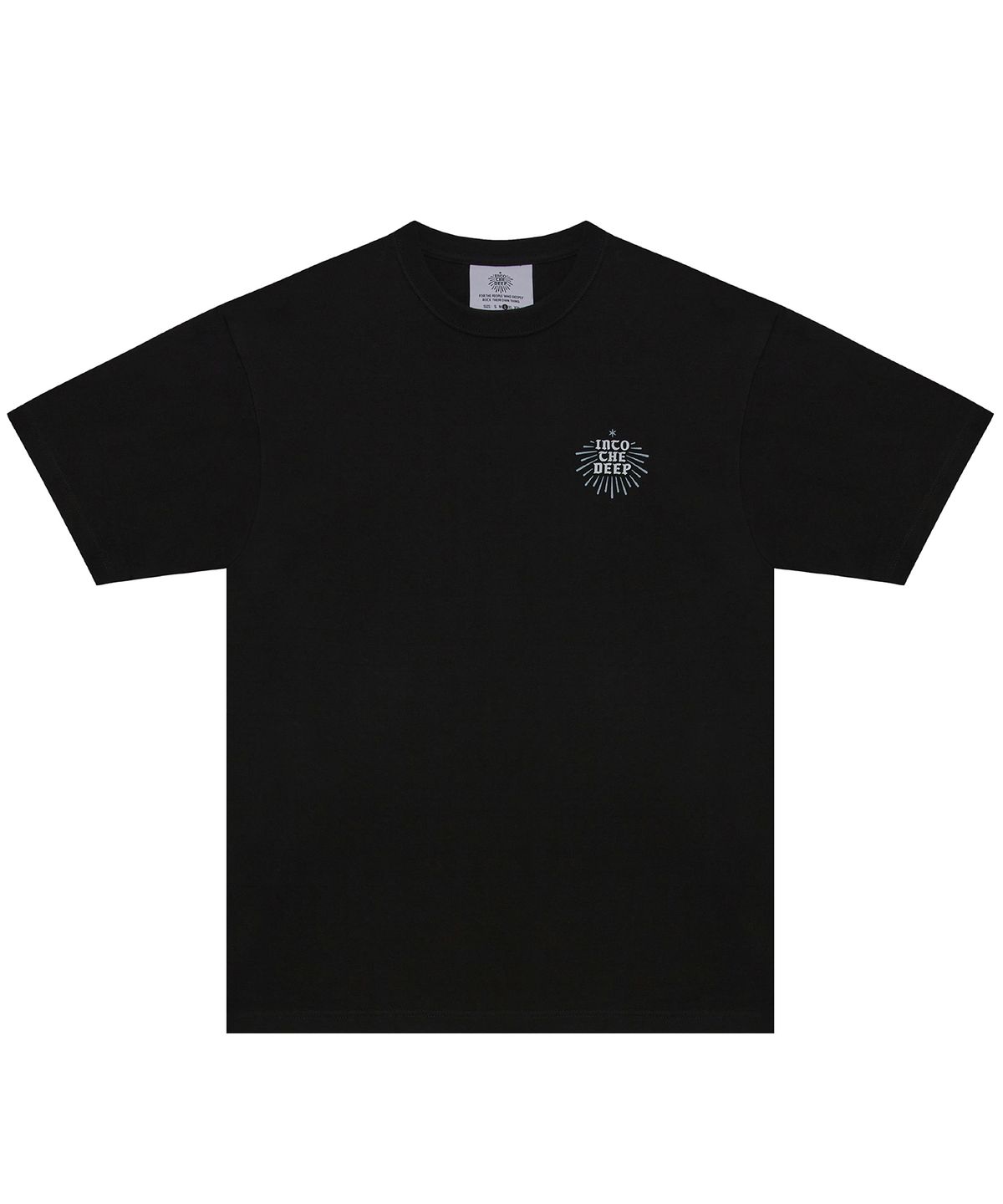 인투더딥(INTO THE DEEP) [ITD X HRTM] BIG LOGO DEEP LINE S/S - GREY - BLACK