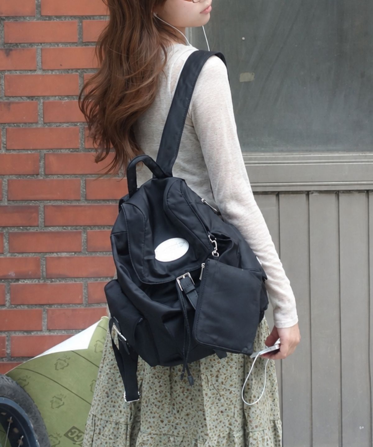 라츠유(LOTSYOU) Nostalgia Big Backpack BLACK