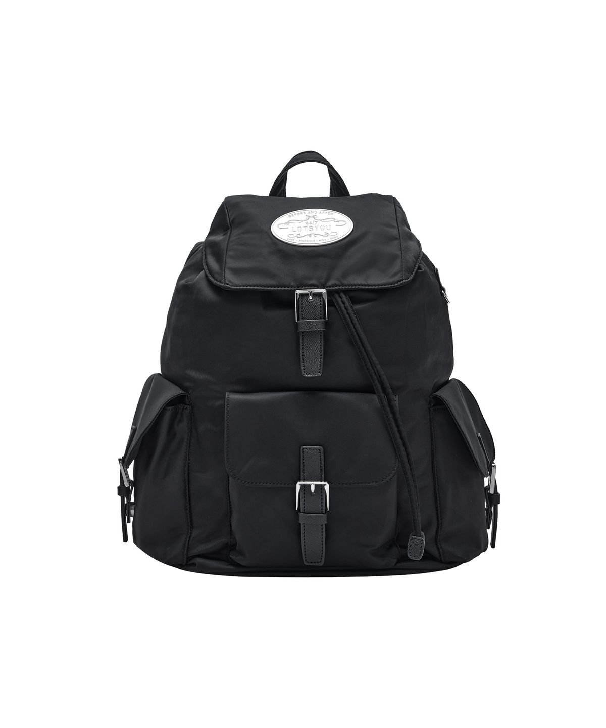 라츠유(LOTSYOU) Nostalgia Big Backpack BLACK