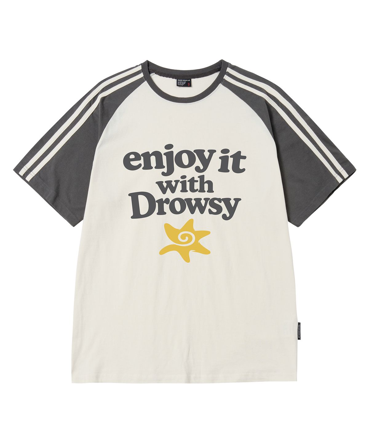 드로우시(DROWSY) DW 엔조이 래글런 반팔티셔츠 5Color