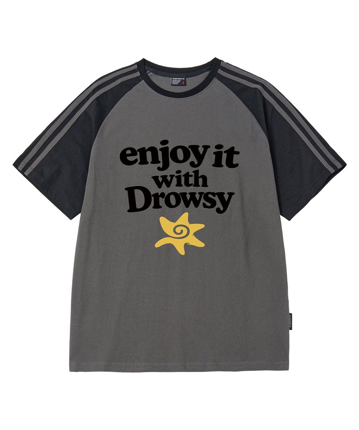 드로우시(DROWSY) DW 엔조이 래글런 반팔티셔츠 5Color
