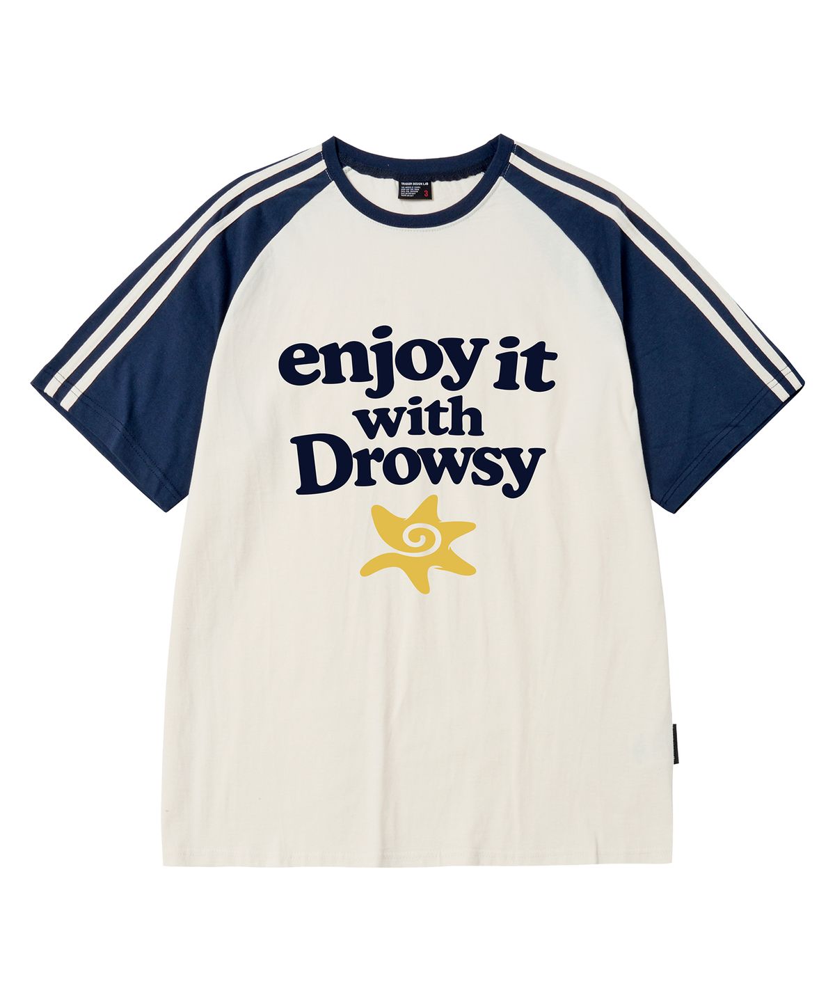 드로우시(DROWSY) DW 엔조이 래글런 반팔티셔츠 5Color