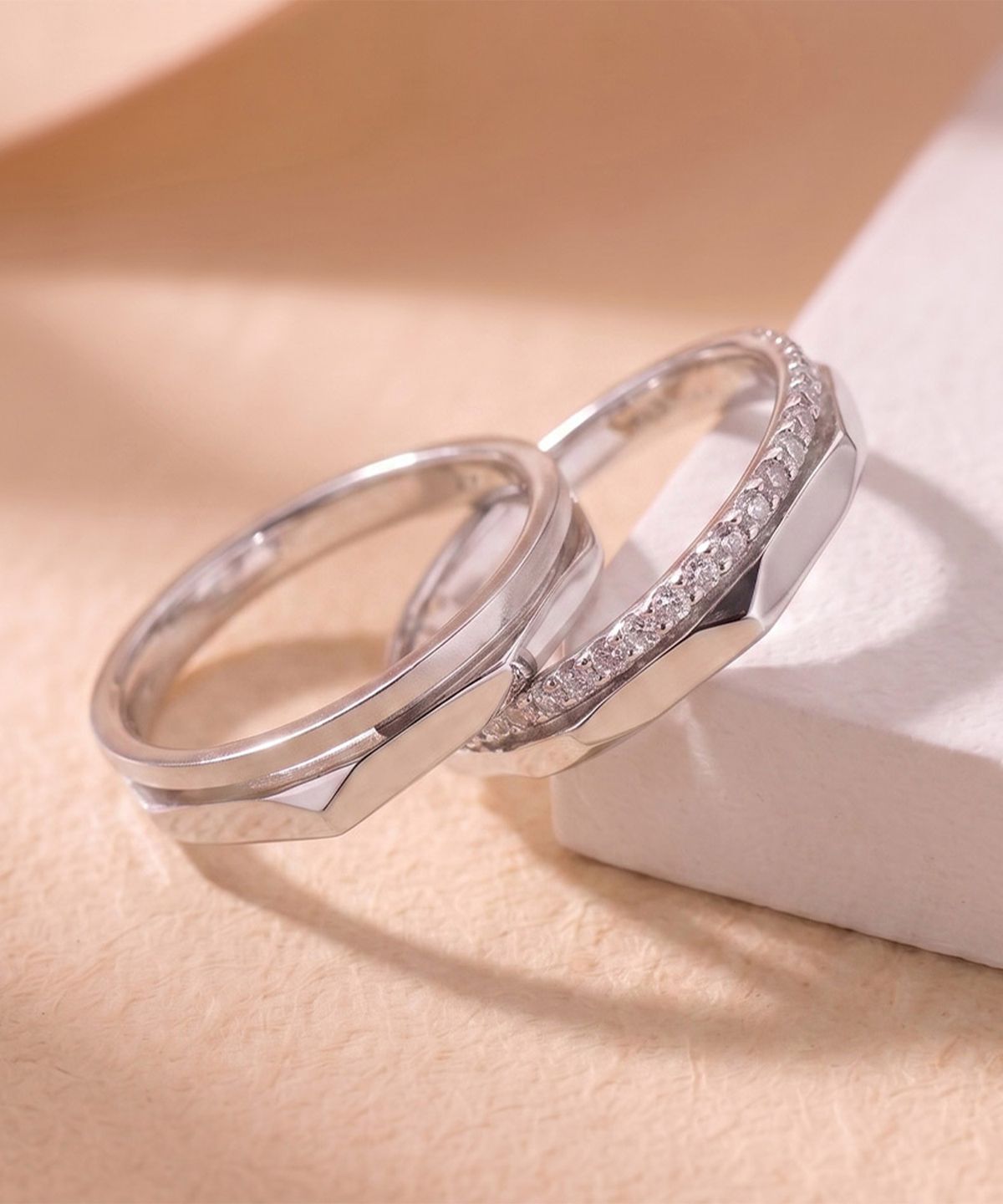 엘렌쥬얼리(HELENE JEWELRY) 실버 Silver 925 보니타 커플 링 은 반지