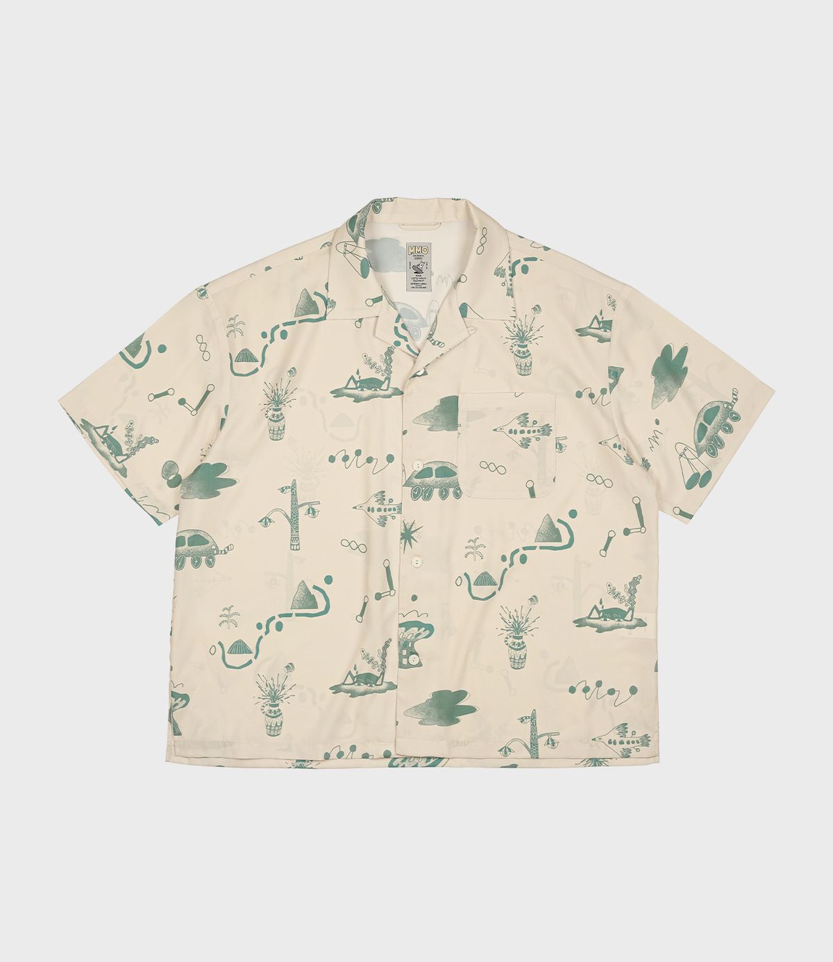 에메모가든(MMOGARDEN) mmo hawaiian shirts (2colors)