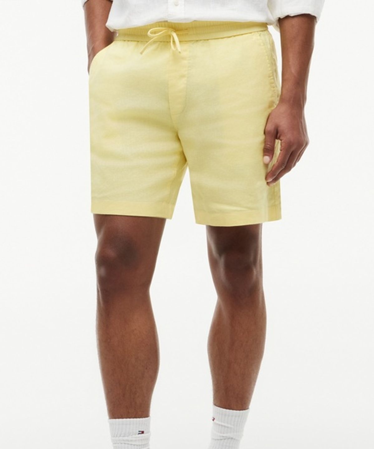 타미힐피거(TOMMY HILFIGER) 도버핏 린넨 밴딩 쇼츠 (T12G3WPQ270MT1ZF0)