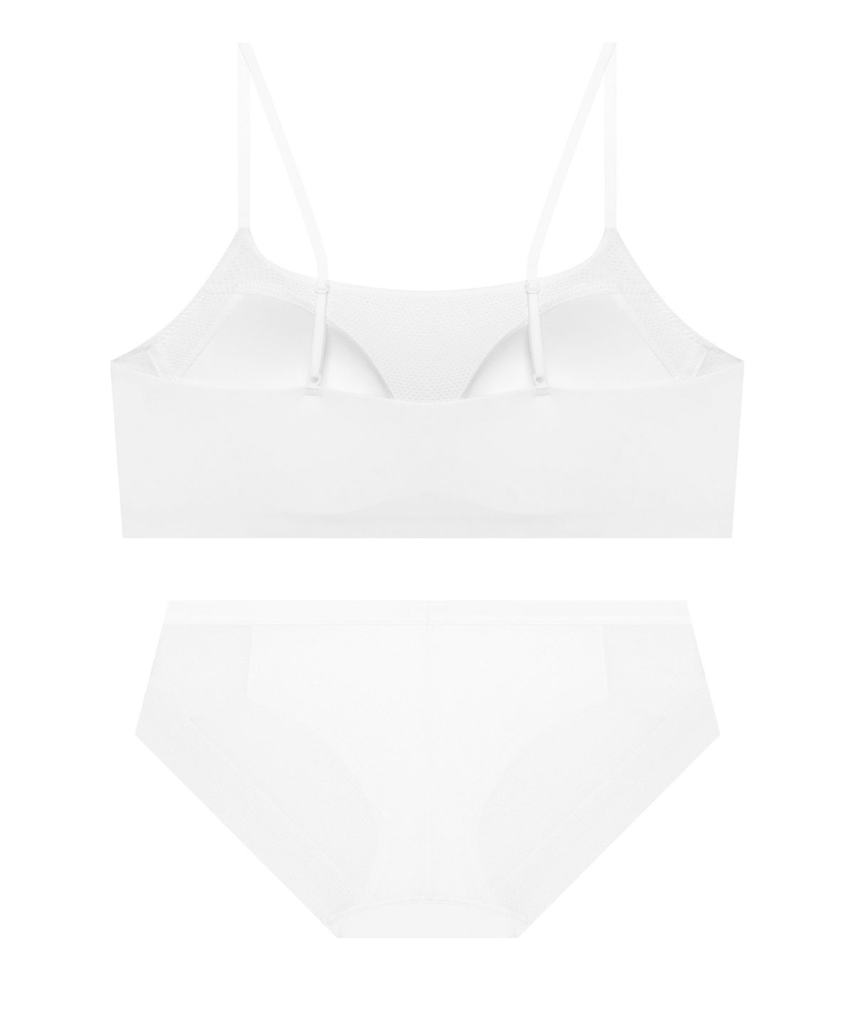 코데즈컴바인 이너웨어(CODES COMBINE INNERWEAR) 쿨웨이브 튜브탑 햄팬티 세트_화이트