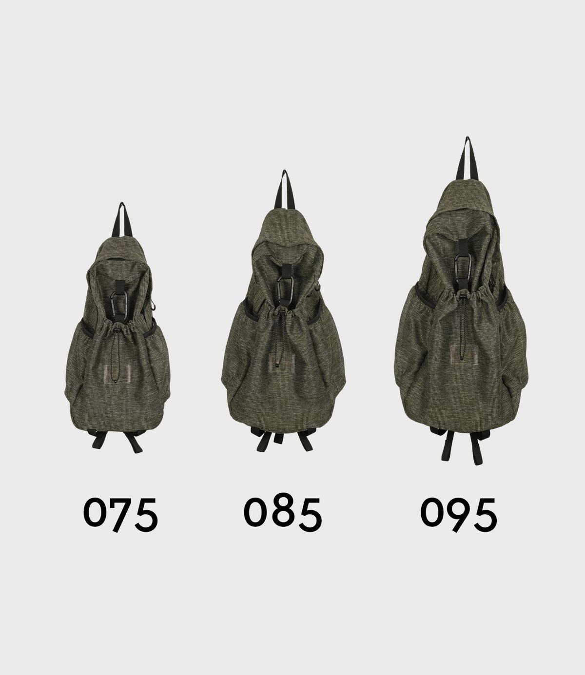 에메모가든(MMOGARDEN) mmo backpack mesh melange / khaki