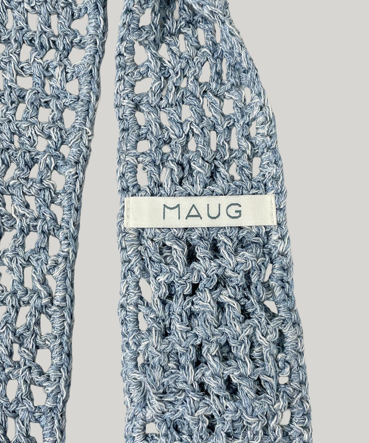 마우그(MAUG) 데이지붐 핸드메이드 니트 스카프 스카이