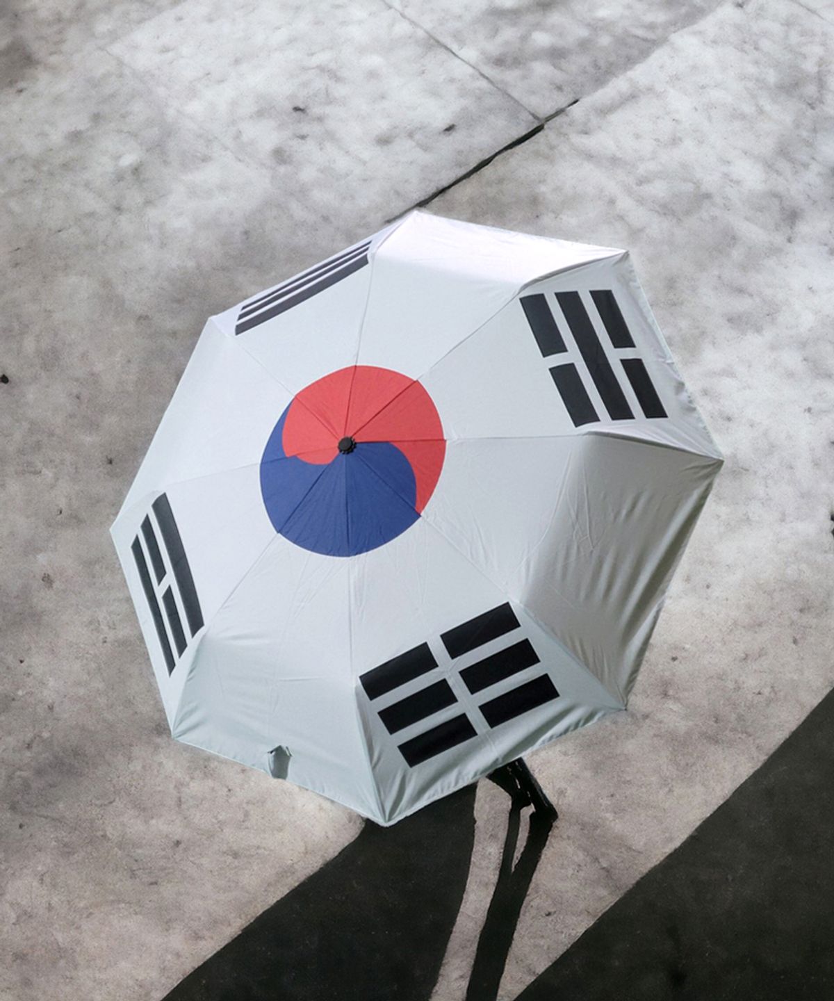 크로반(KROVAN) [당일발송]3단 UV차단 우양산 KR15 태극기우산