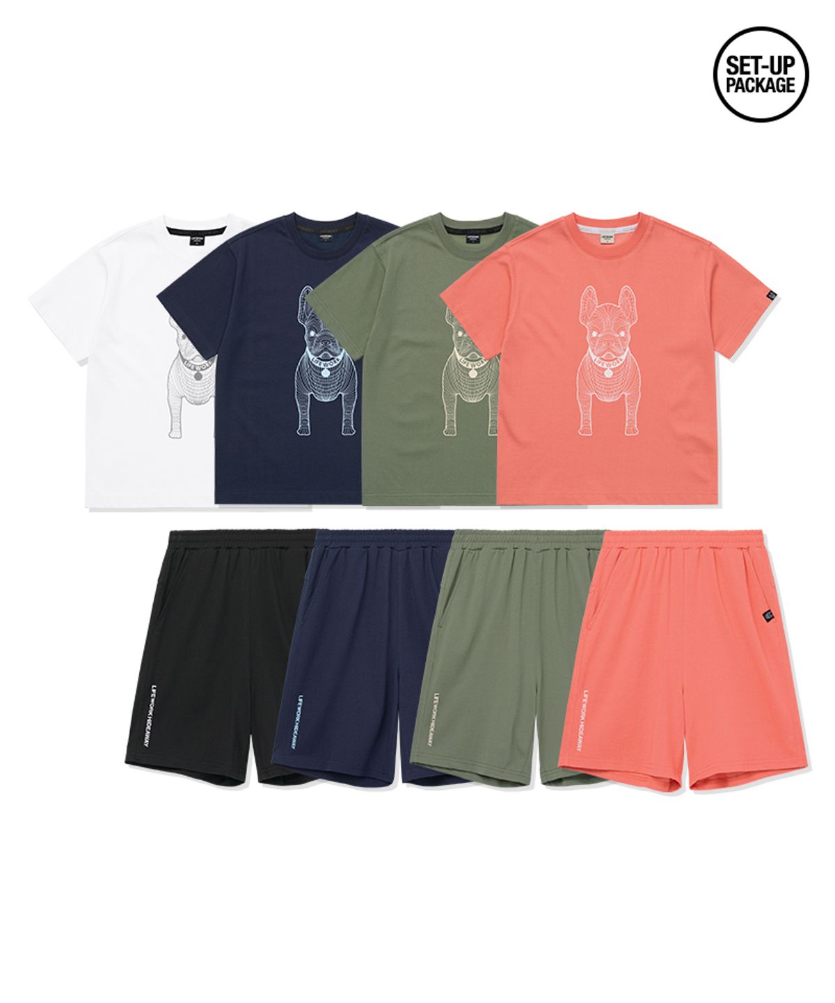 라이프워크 키즈(LIFEWORK KIDS) 키즈) 클로버 빅라독 셋업