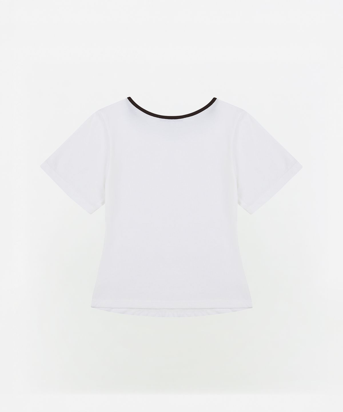 업드래프트(UPDRAFT) SPIRAL APPLIQUE SLIM T-SHIRTS [WHITE/CAMO]