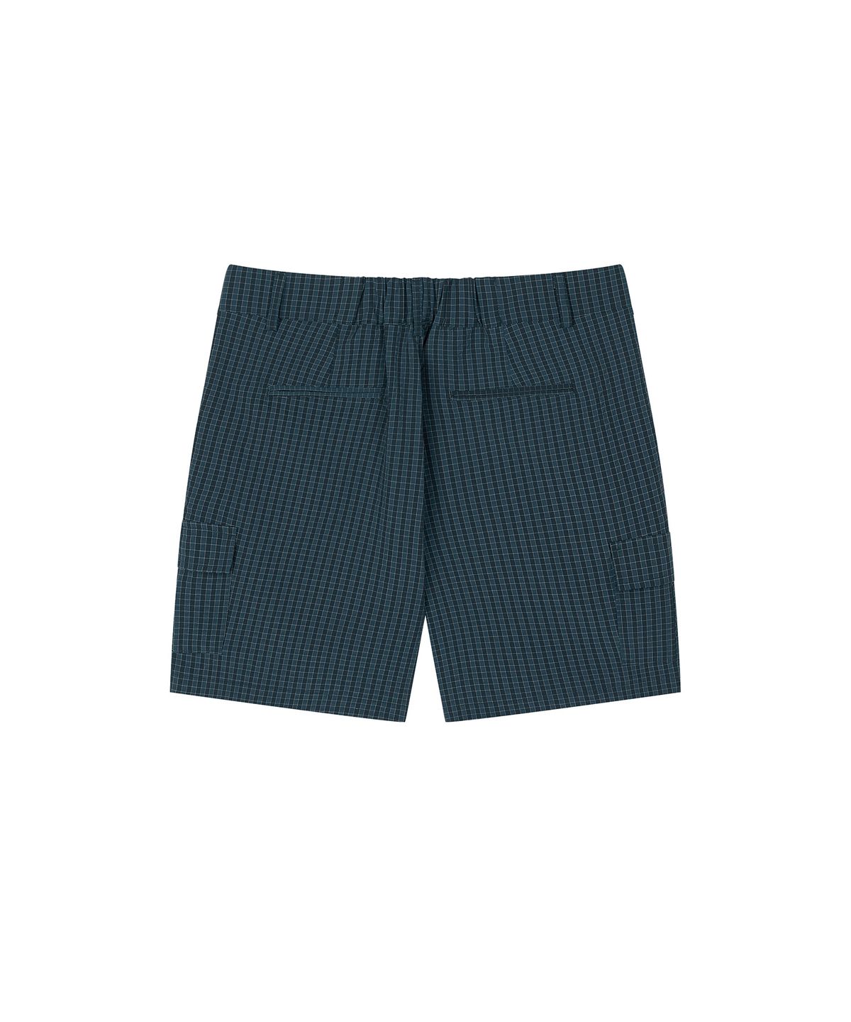 레코딩하우스(RECORDINGHOUSE) REC POP CHECK SHORTS [DEEP GREEN]