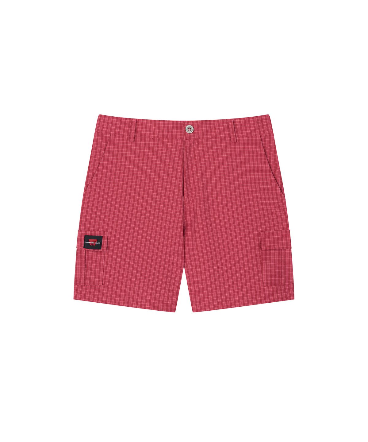 레코딩하우스(RECORDINGHOUSE) REC POP CHECK SHORTS [DUSTY PINK]