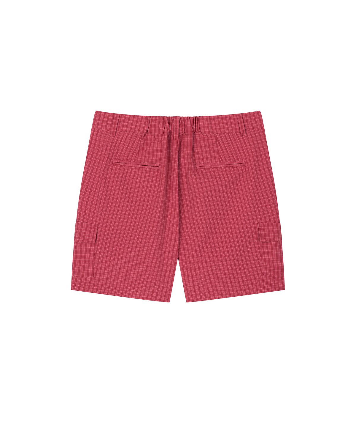 레코딩하우스(RECORDINGHOUSE) REC POP CHECK SHORTS [DUSTY PINK]