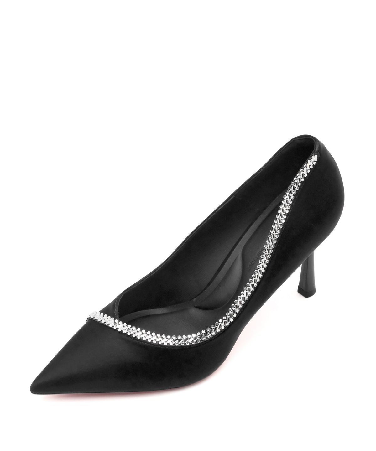 스퍼(SPUR) Jade Oblique Crystal Pumps Heel 펌피스 하이힐 8.8cm -WS9018 (1color)