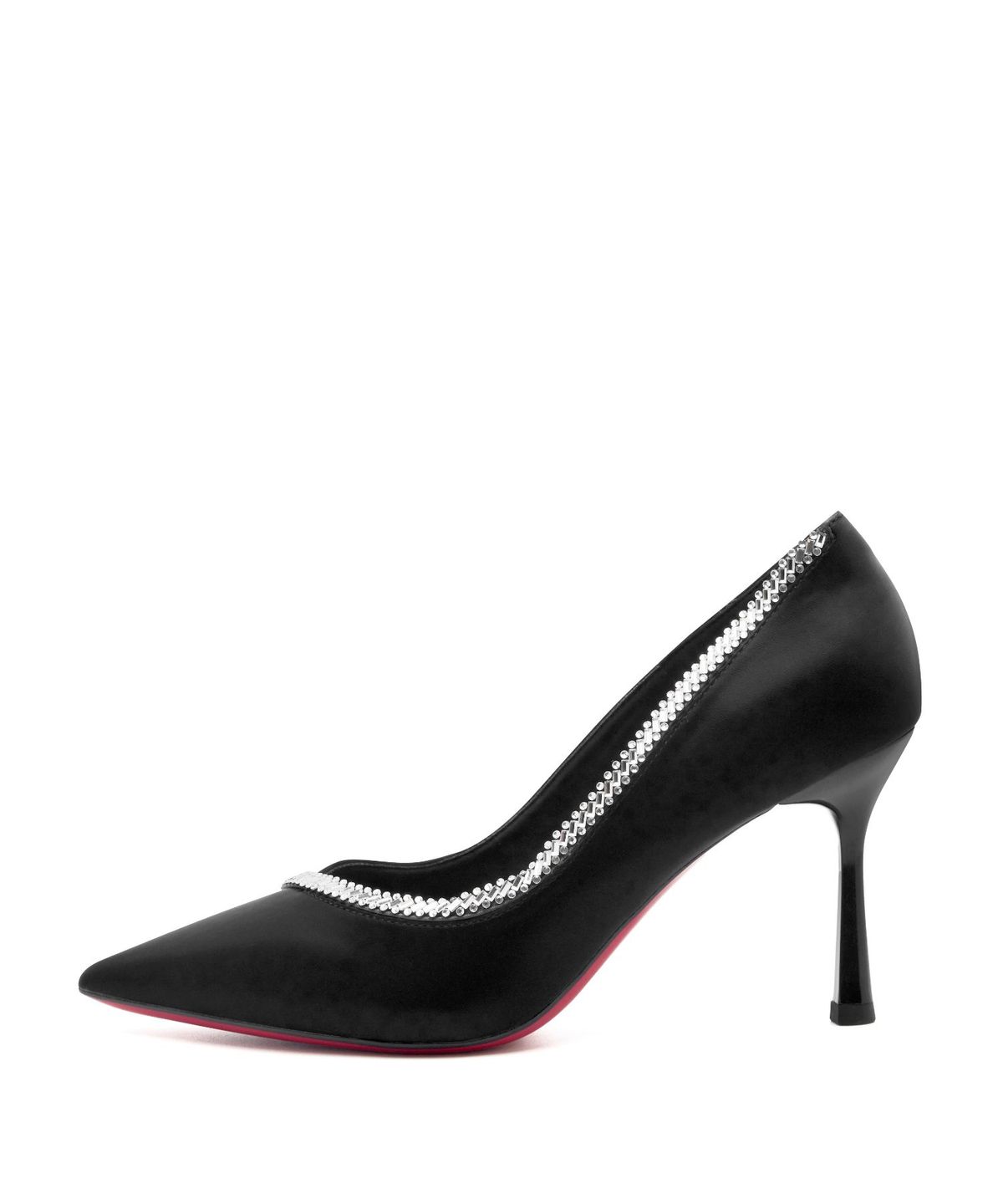 스퍼(SPUR) Jade Oblique Crystal Pumps Heel 펌피스 하이힐 8.8cm -WS9018 (1color)
