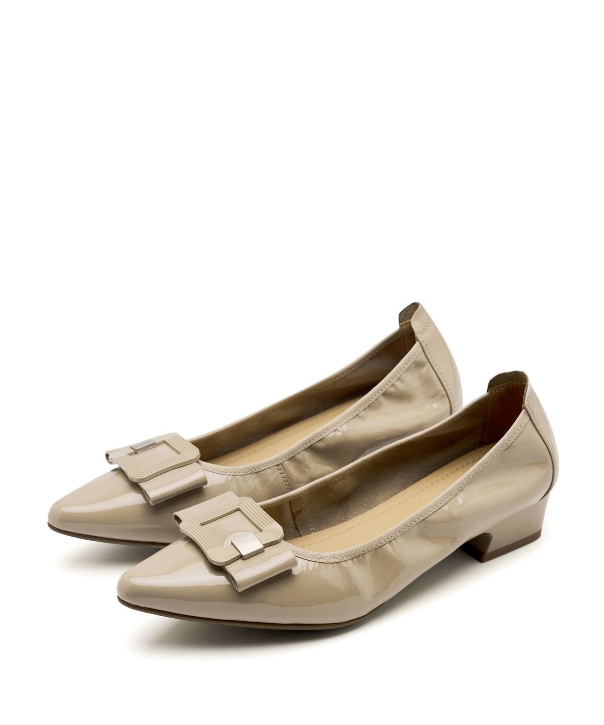 스퍼(SPUR) Vera Square Bow Comfort Pumps 펌프스 4cm -WS9026 (3color)