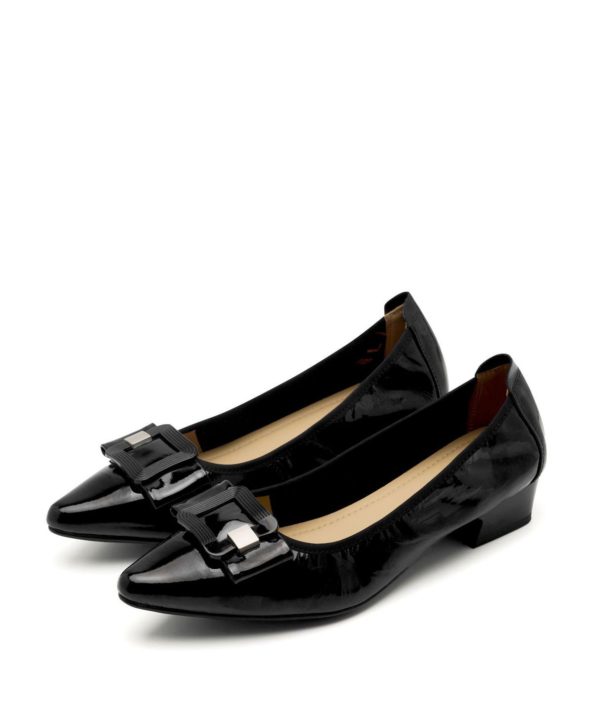 스퍼(SPUR) Vera Square Bow Comfort Pumps 펌프스 4cm -WS9026 (3color)
