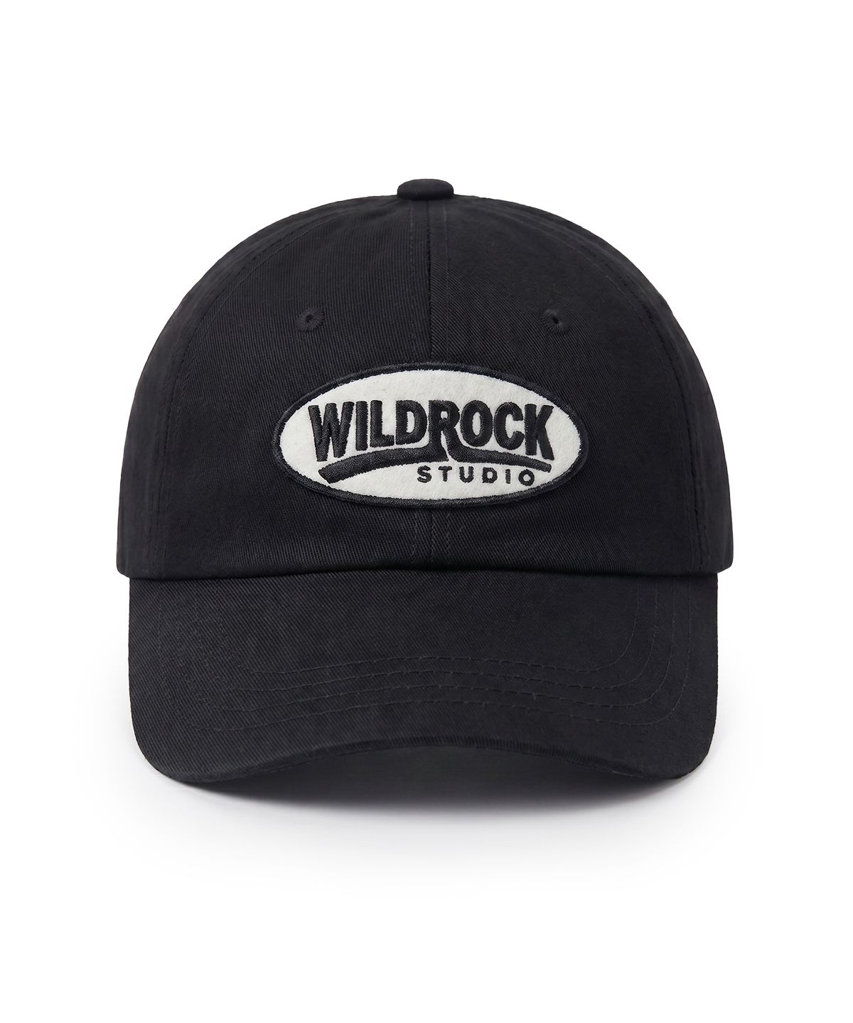 와일드락(WILDROCK) Wild Studio Emblem Ball Cap_Black