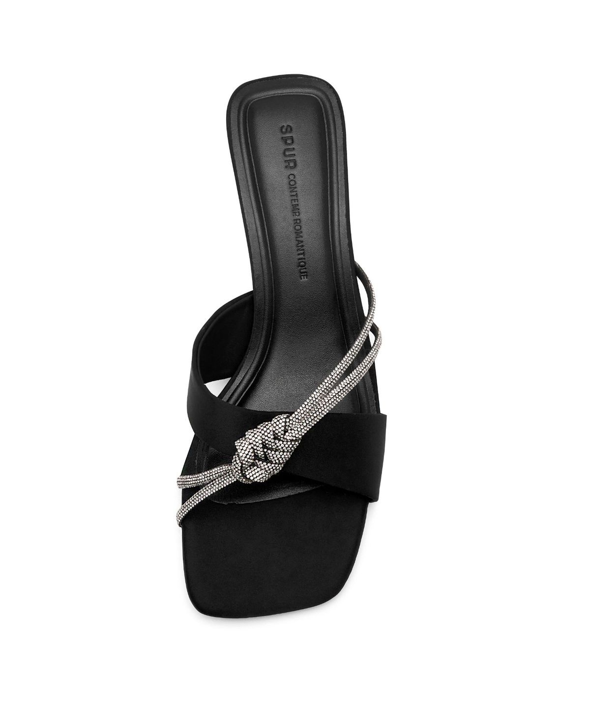 스퍼(SPUR) Cleo Crystal Mule Sandal 뮬 샌들 6.2cm -WS9036 (2color)