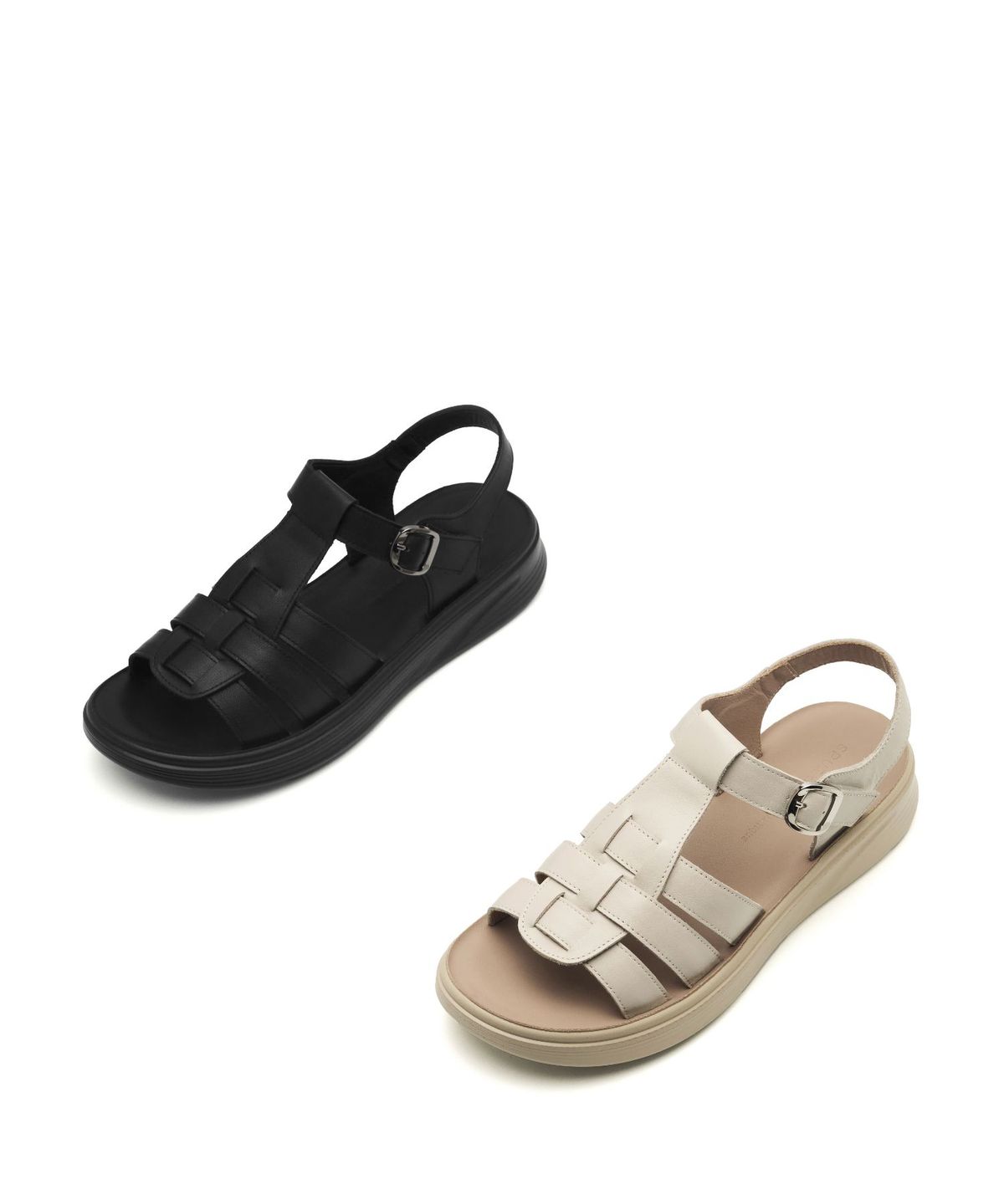 스퍼(SPUR) Soleil Real Leather Gladiator Sandal 소가죽 글레디에이터 샌들 3.5cm -WS9038 (2color)