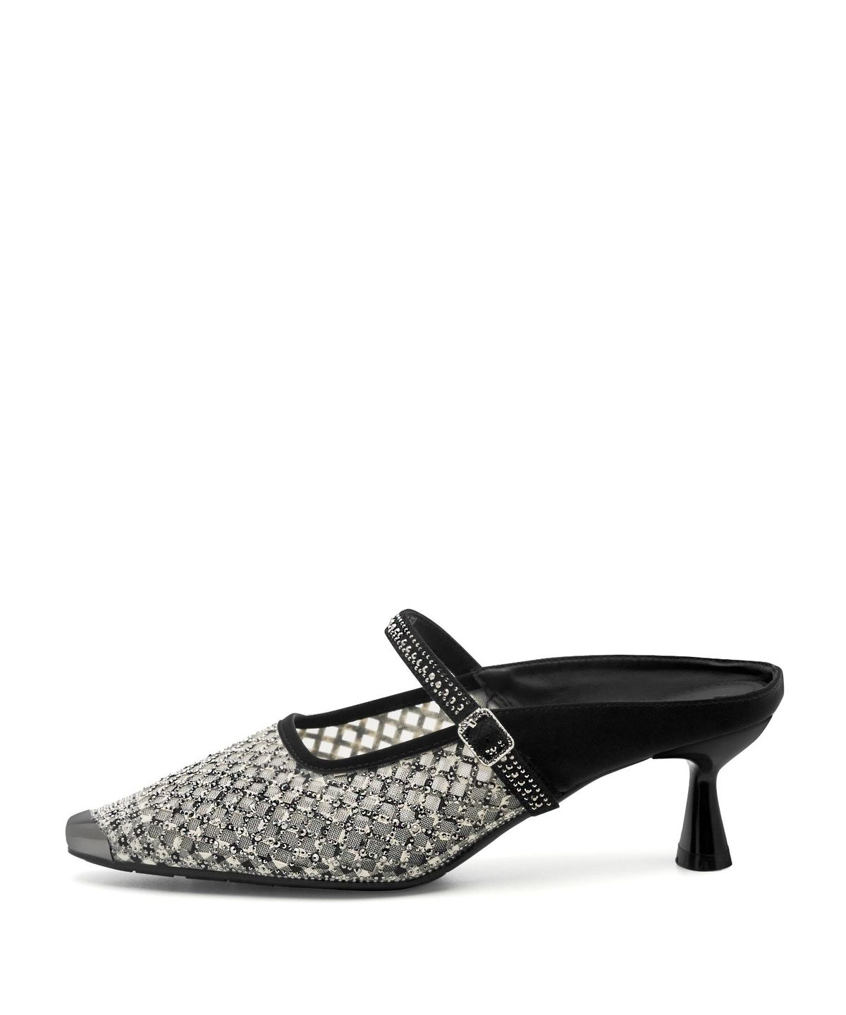 스퍼(SPUR) Aria Crystal Mesh Mule Sandal 뮬 샌들 6.2cm -WS9039 (1color)