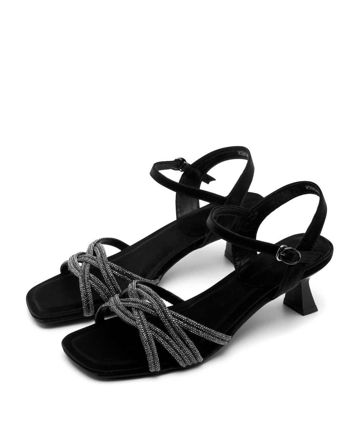 스퍼(SPUR) Vela Crystal Strape Sandal 스트랩 샌들 6.2cm -WS9040 (1color)