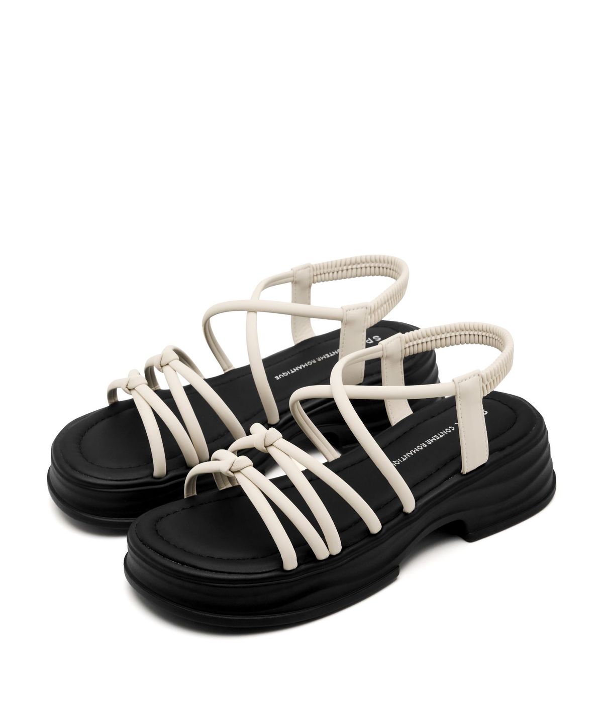 스퍼(SPUR) Dune Double X Softly Sandal 스트랩 샌들 5.5cm -WS9042 (2color)