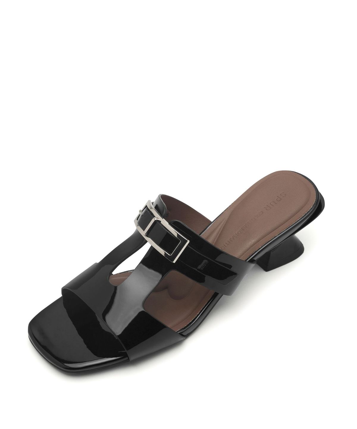 스퍼(SPUR) Cleo Ornament Mule Sandal 뮬 샌들 6cm -WS9035 (2color)