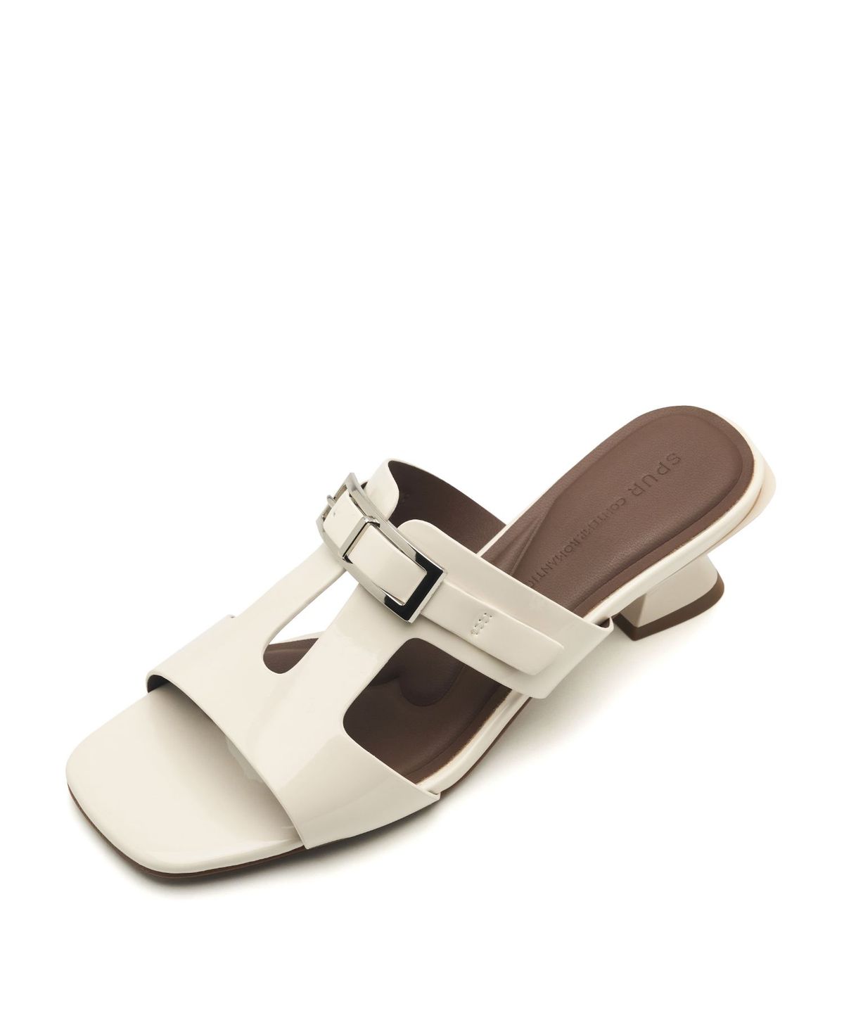 스퍼(SPUR) Cleo Ornament Mule Sandal 뮬 샌들 6cm -WS9035 (2color)