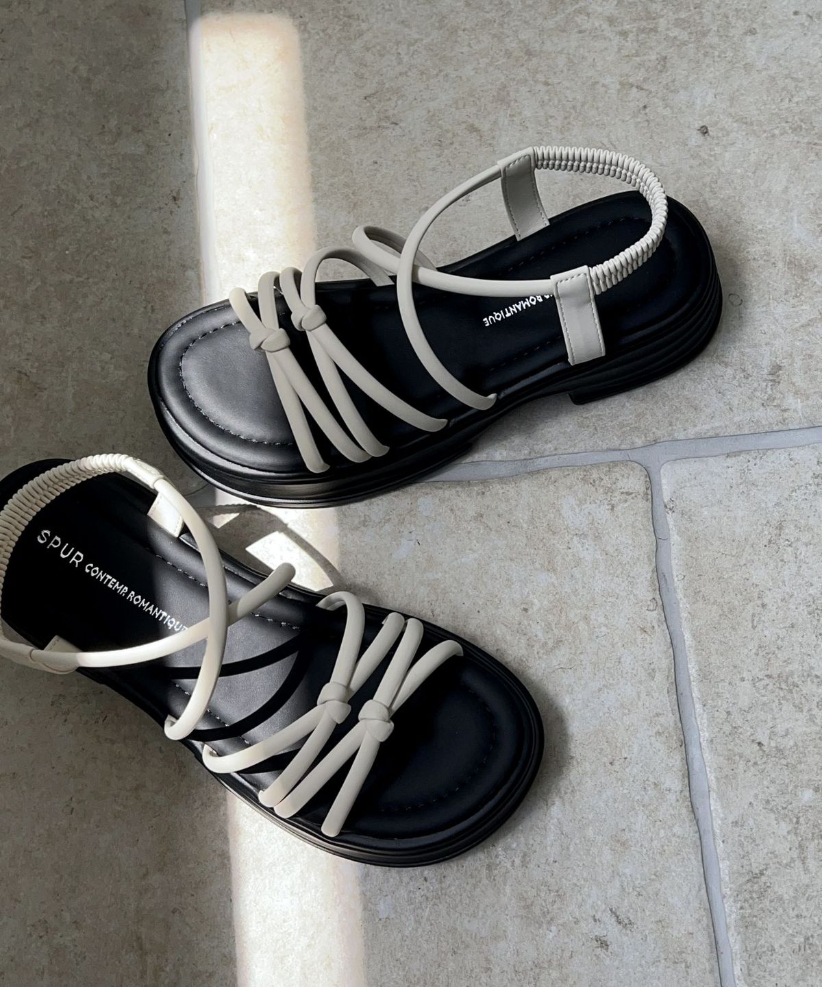 스퍼(SPUR) Goa Multi Strape Softly Sandal 스트랩 샌들 3cm -WS9045 (3color)