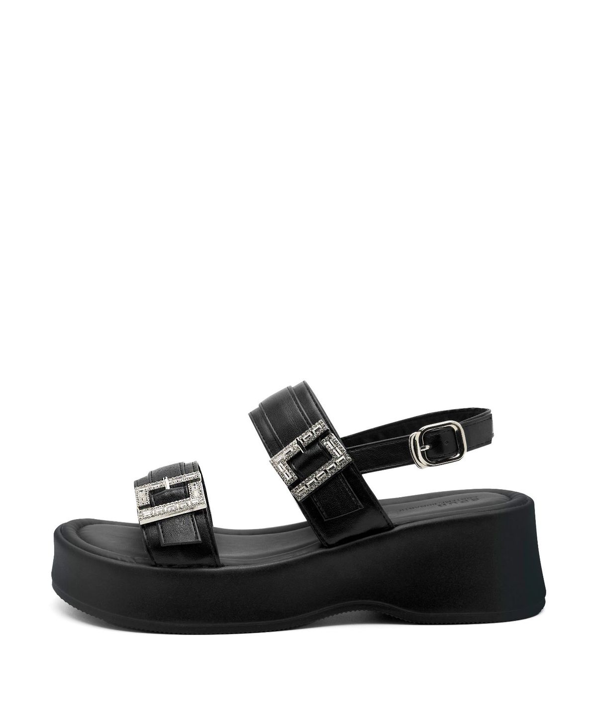 스퍼(SPUR) Dune Double Belted Sandal 스트랩 샌들 6.5cm -WS9051 (2color)