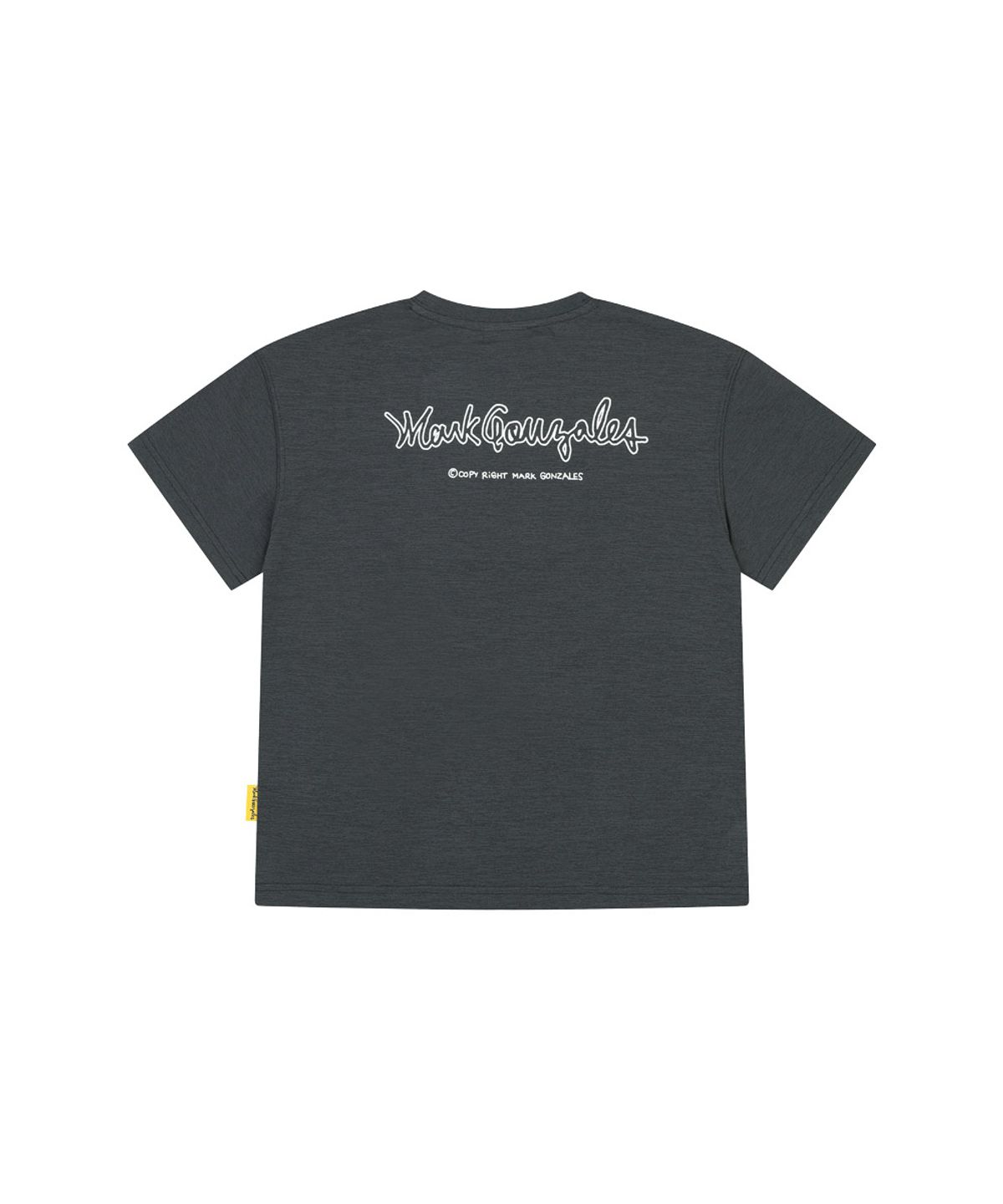 마크곤잘레스 키즈(MARK GONZALES KIDS) 하이 엔젤 그래픽 티셔츠_차콜_MG62TS24CH