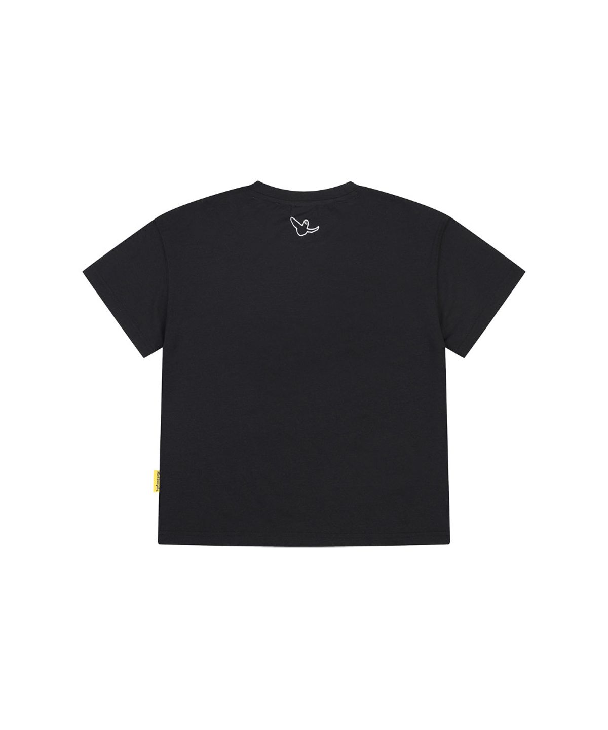 마크곤잘레스 키즈(MARK GONZALES KIDS) 라인 엔젤 로고 티셔츠_블랙_MG62TS26BK