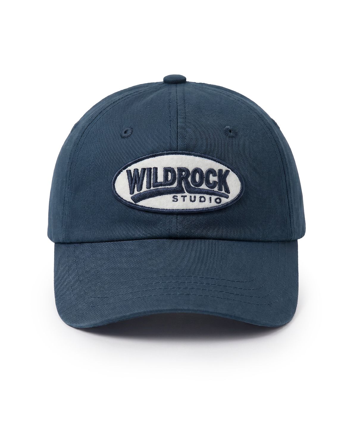 와일드락(WILDROCK) Wild Studio Emblem Ball Cap_Navy