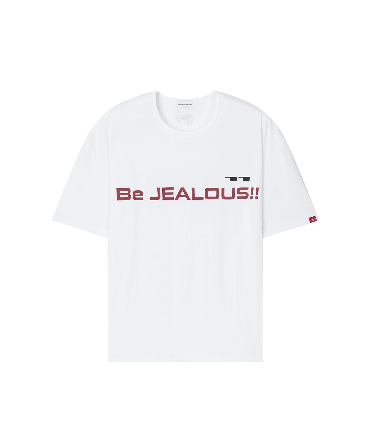 레코딩하우스(RECORDINGHOUSE) BE JEALOUS!! HALF SLEEVE [WHITE]