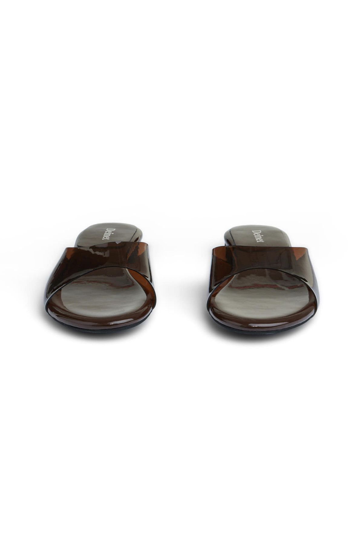다이닛(DEINET) JELLY SLIPPERS IN BROWN