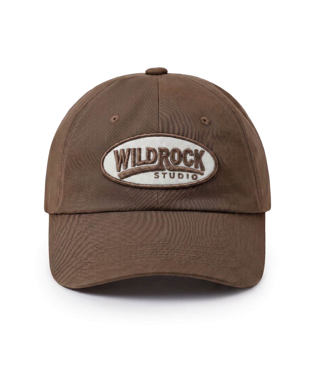 와일드락(WILDROCK) Wild Studio Emblem Ball Cap_Brown