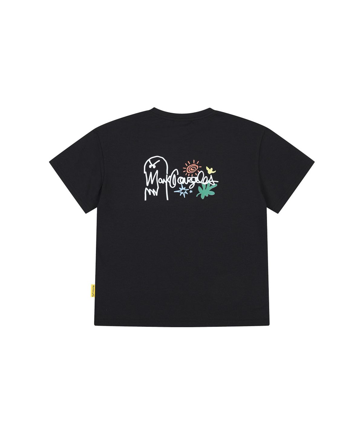 마크곤잘레스 키즈(MARK GONZALES KIDS) 아트워크 엔젤 티셔츠_블랙_MG62TS28BK