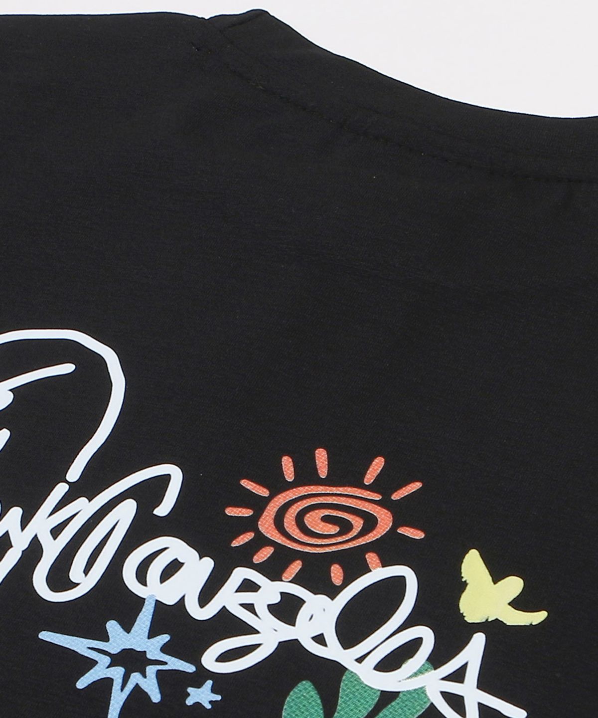 마크곤잘레스 키즈(MARK GONZALES KIDS) 아트워크 엔젤 티셔츠_블랙_MG62TS28BK