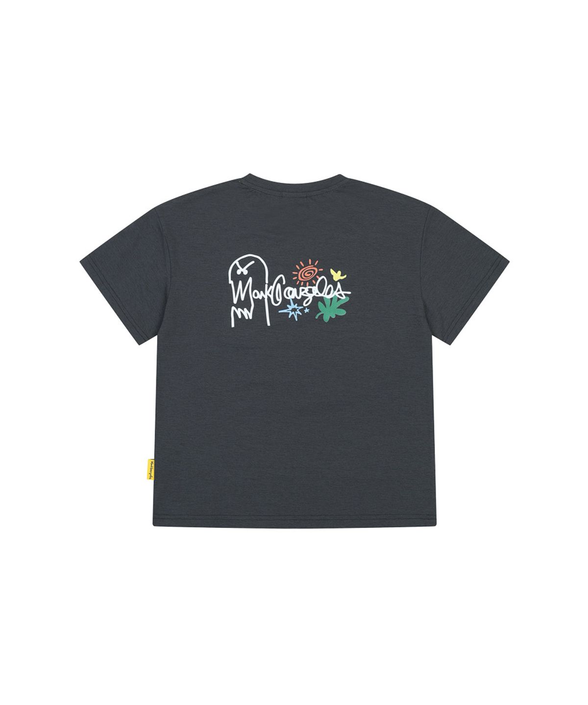 마크곤잘레스 키즈(MARK GONZALES KIDS) 아트워크 엔젤 티셔츠_차콜_MG62TS28CH