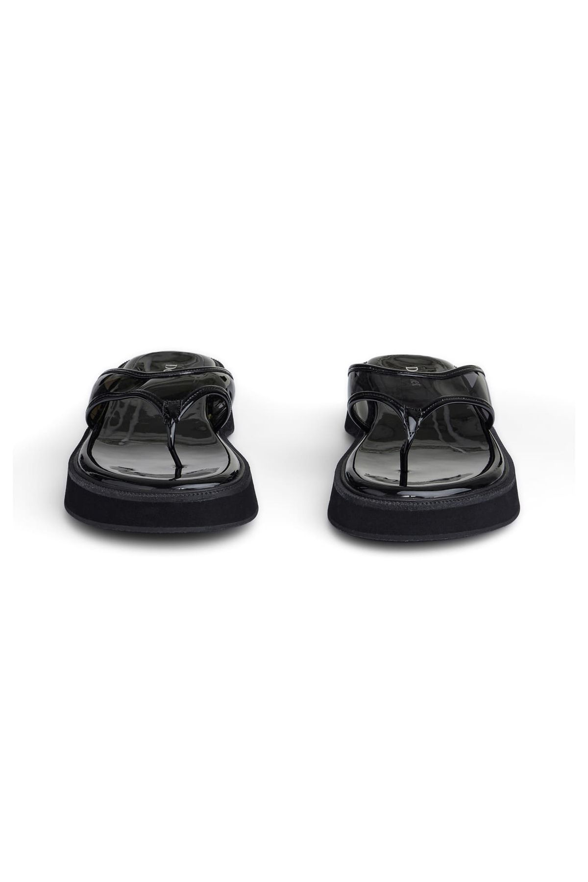 다이닛(DEINET) JELLY FLIP FLOP IN BLACK