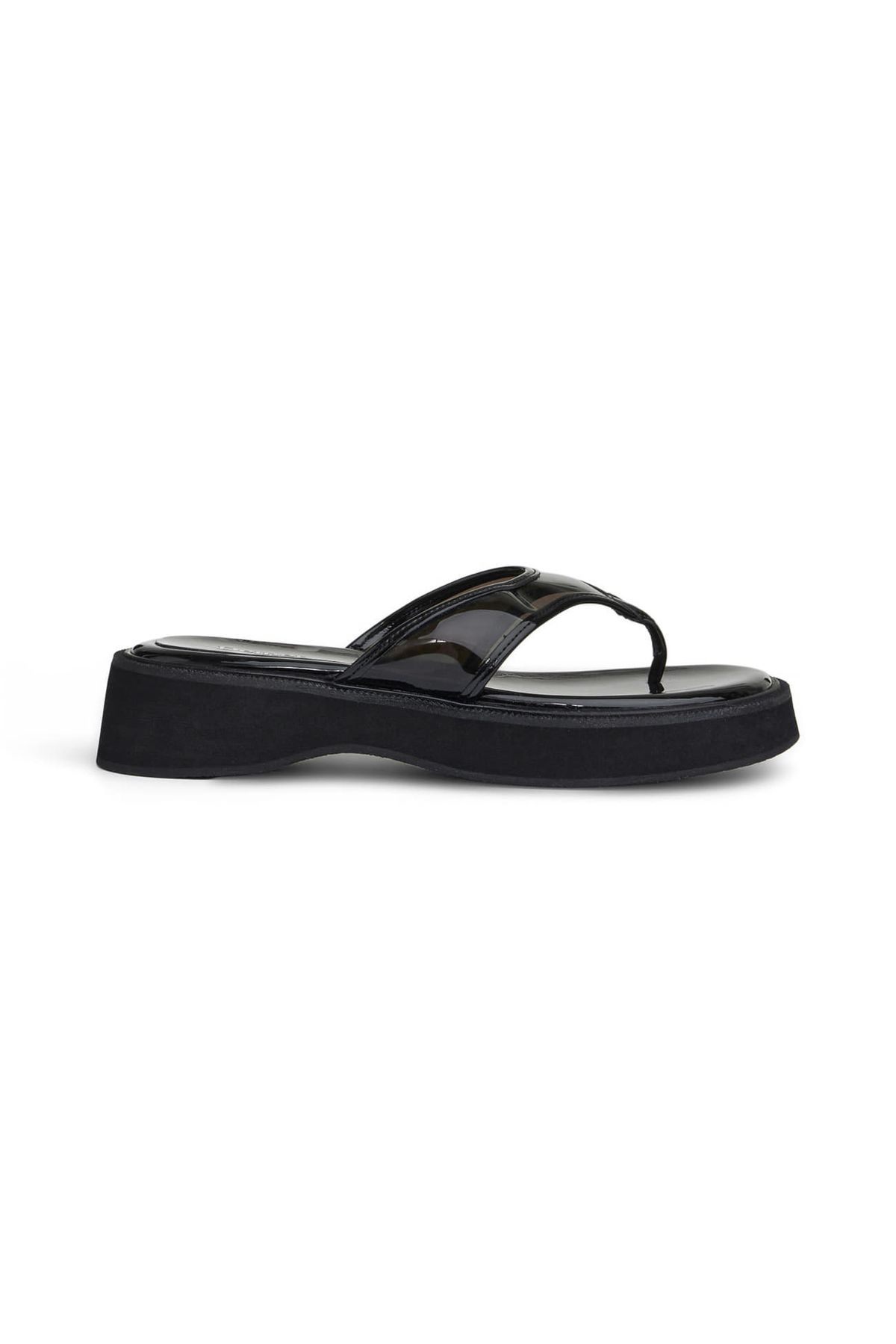 다이닛(DEINET) JELLY FLIP FLOP IN BLACK