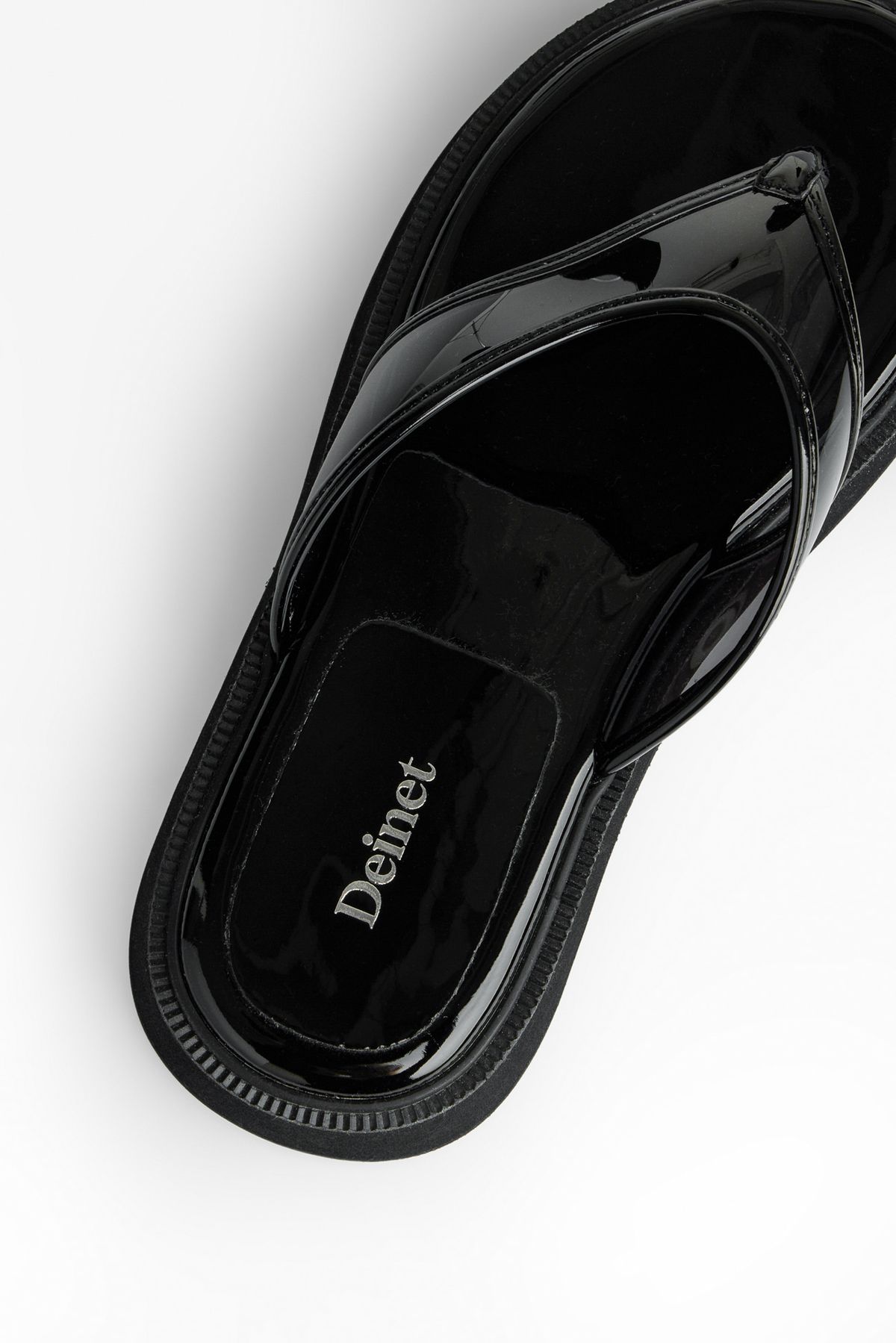 다이닛(DEINET) JELLY FLIP FLOP IN BLACK